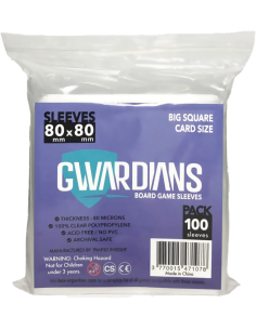 Protège-cartes Gwardians Sleeves - Big Square 80 x 80mm