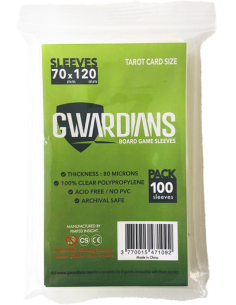 Protège-cartes Gwardians Sleeves 70 x 120mm format tarot