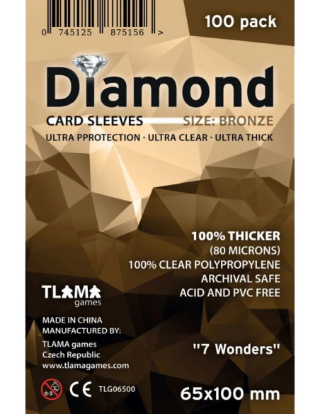 Sleeves Diamond Bronze 65x100 mm