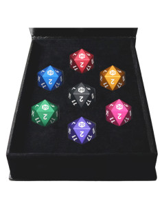 Dé 20 faces D20 aluminium Honest Dice 2