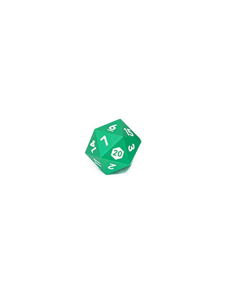 Honest Dice - Dés D20 équilibrés en aluminium, idéal pour JDR